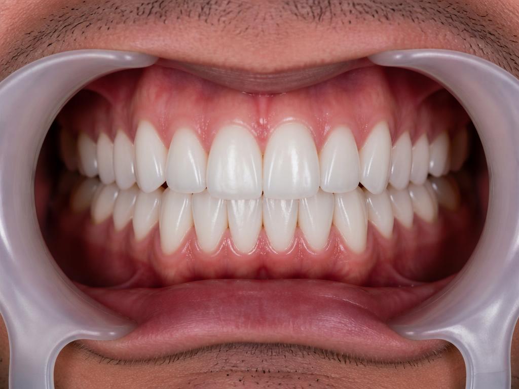 Sorriso dopo il trattamento estetico
